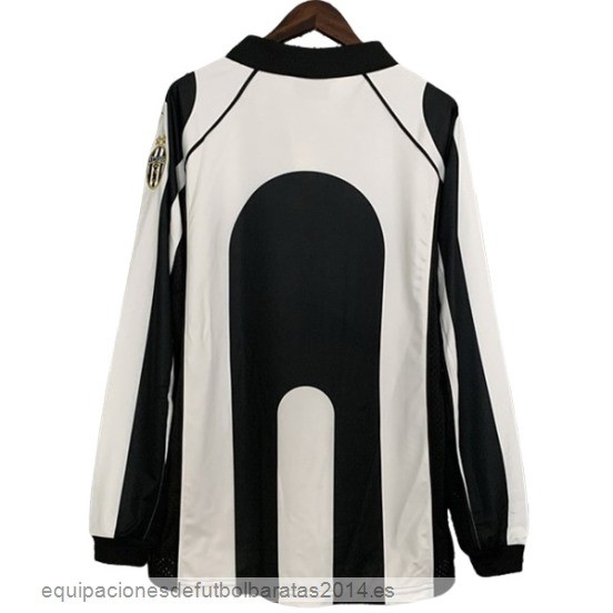 Nuevo 1ª Manga Larga Juventus Retro 1997 1998 Negro Blanco Baratas